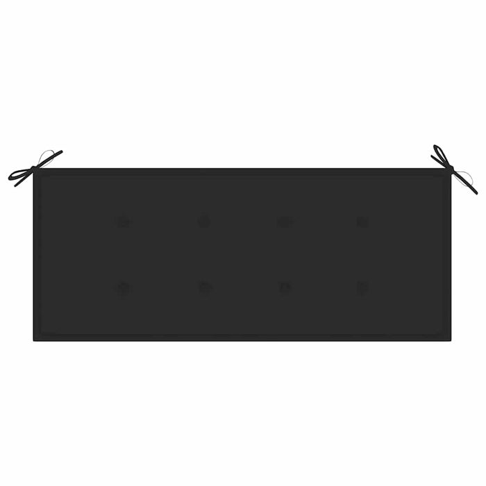 Banchetă regală grădină cu pernă, gri, 135 cm lemn masiv acacia WALTI