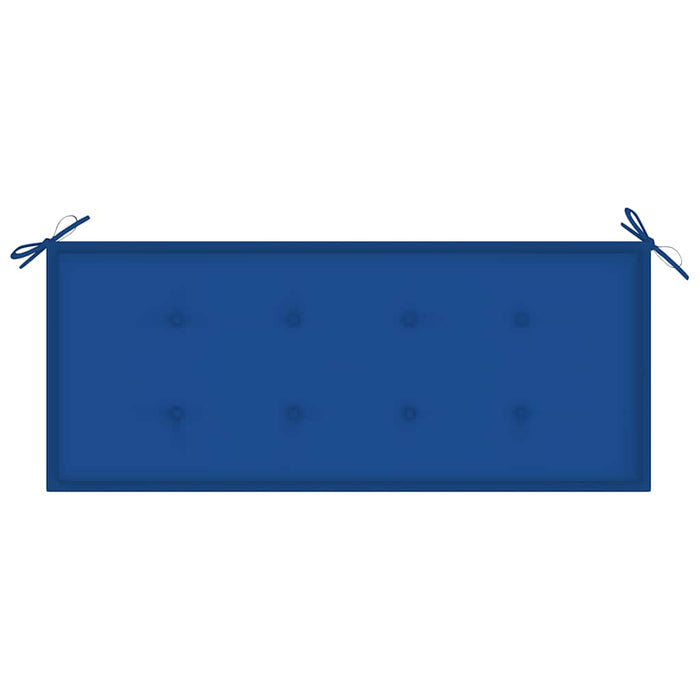 Banchetă regală de grădină cu pernă, 135 cm, gri, lemn acacia WALTI