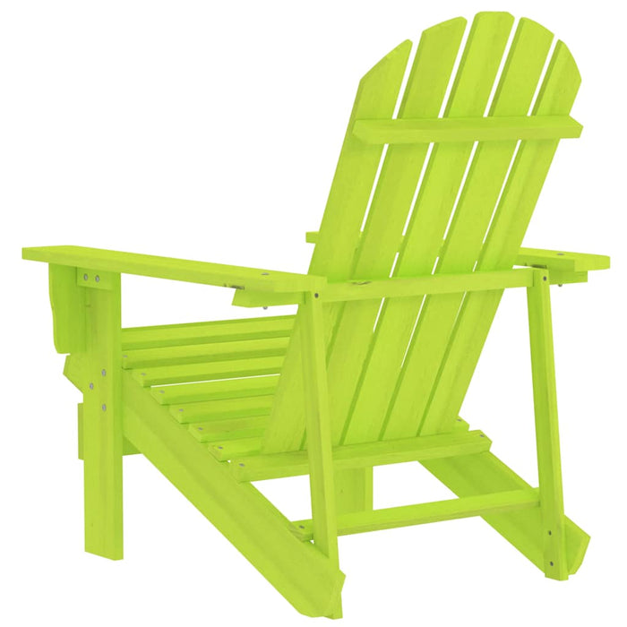 Scaun de grădină Adirondack, verde, lemn masiv de brad - WALTI WALTI