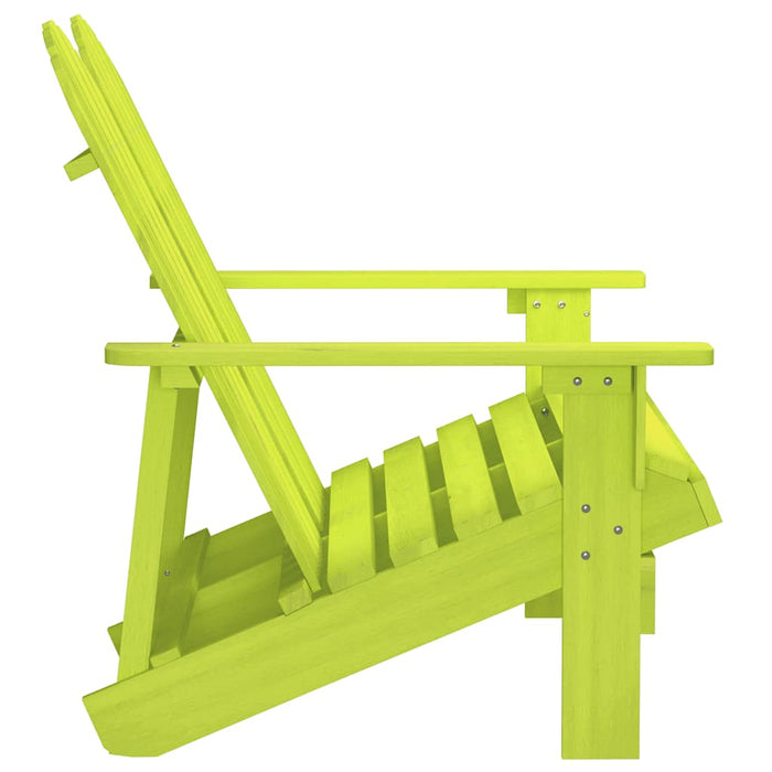 Scaun de grădină Adirondack cu 2 locuri, verde, lemn de brad - WALTI WALTI