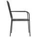 Set mobilier de grădină, 5 piese, negru, sticlă și oțel - WALTI WALTI