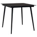 Set mobilier de exterior, 5 piese, negru, ratan PVC - WALTI WALTI
