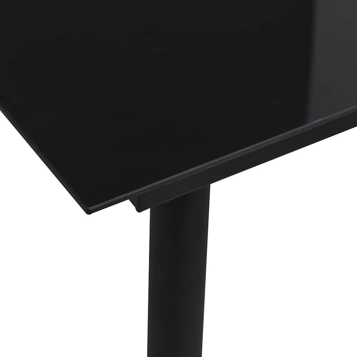 Set mobilier de exterior, 3 piese, poliratan și sticlă - WALTI WALTI