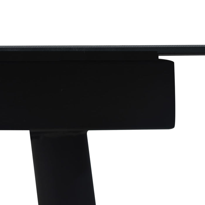 Set mobilier de exterior, 7 piese, poliratan și sticlă WALTI