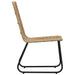 Set mobilier de exterior, 9 piese, poli ratan și sticlă - WALTI WALTI