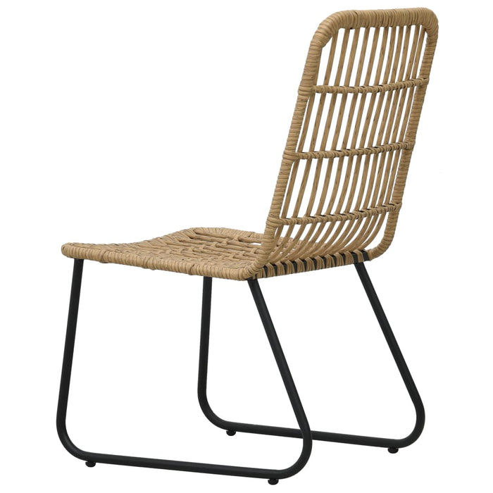 Set mobilier de exterior, 9 piese, poli ratan și sticlă - WALTI WALTI