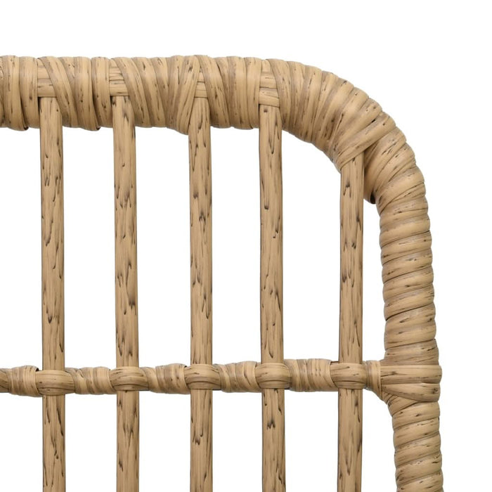Set mobilier de exterior, 5 piese, poliratan și sticlă - WALTI WALTI