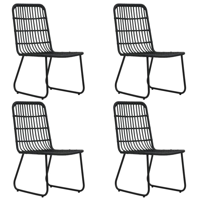 Set mobilier de exterior, 5 piese, poliratan și sticlă - WALTI WALTI