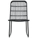 Set mobilier de exterior, 7 piese, negru, poliratan și sticlă - WALTI WALTI