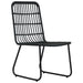 Set mobilier de exterior, 7 piese, negru, poliratan și sticlă - WALTI WALTI