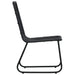 Set mobilier de exterior, 7 piese, negru, poliratan și sticlă - WALTI WALTI