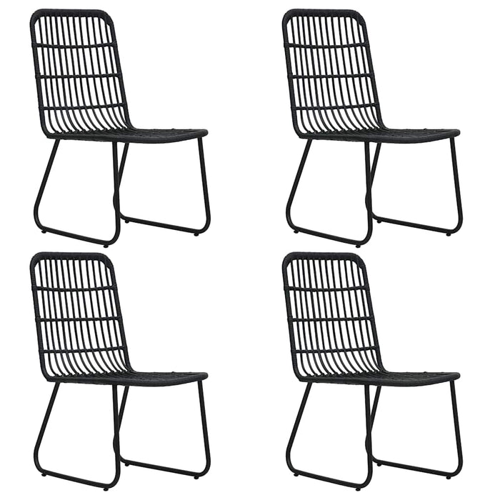Set mobilier de exterior, 5 piese, poliratan și sticlă WALTI