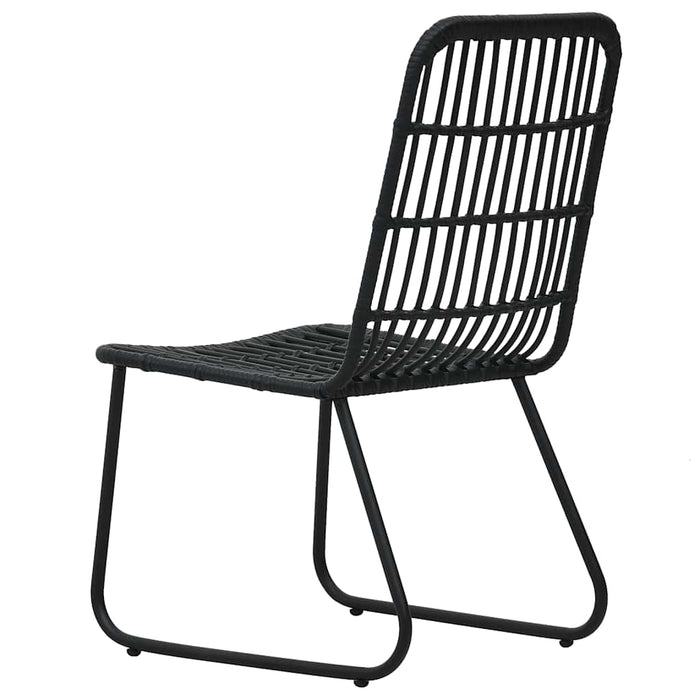 Set mobilier de exterior, 5 piese, poliratan și sticlă WALTI