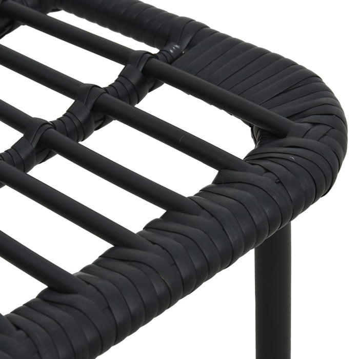 Set mobilier de exterior, 7 piese, poliratan și sticlă WALTI