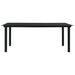 Set mobilier de exterior, 7 piese, poliratan și sticlă - WALTI WALTI