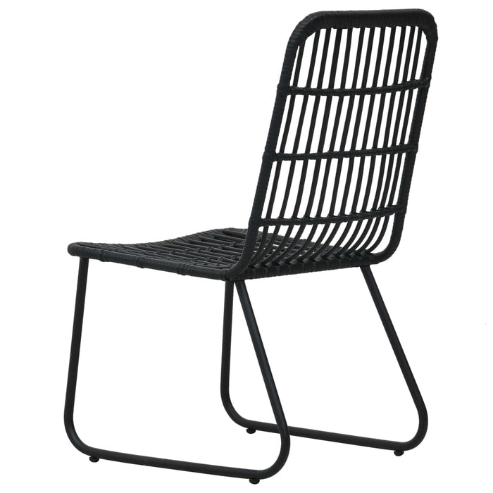 Set mobilier de exterior, 9 piese, poliratan și sticlă WALTI