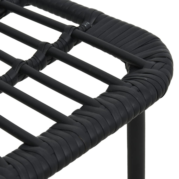 Set mobilier de exterior, 9 piese, poliratan și sticlă WALTI
