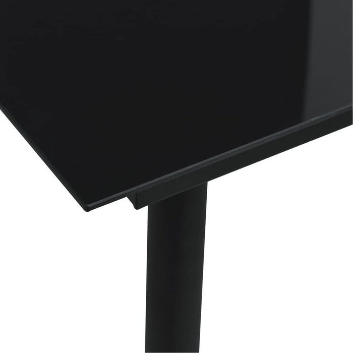 Set mobilier de grădină, 5 piese, negru, ratan PVC - WALTI WALTI