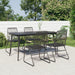Set mobilier de grădină, 5 piese, negru, ratan PVC - WALTI WALTI