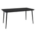 Set mobilier de grădină, 7 piese, negru, ratan PVC - WALTI WALTI