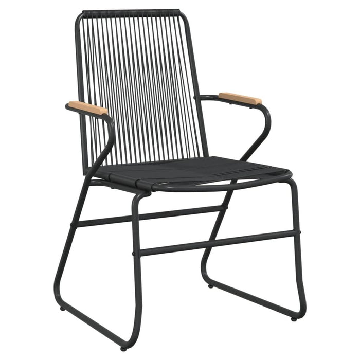 Set mobilier de grădină, 7 piese, negru, ratan PVC - WALTI WALTI