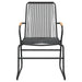 Set mobilier de grădină, 7 piese, negru, ratan PVC - WALTI WALTI