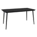 Set mobilier de grădină, 7 piese, negru, ratan PVC - WALTI WALTI