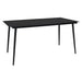 Set masă pentru grădină, 9 piese, negru, ratan PVC - WALTI WALTI