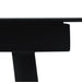 Set masă pentru grădină, 9 piese, negru, ratan PVC - WALTI WALTI