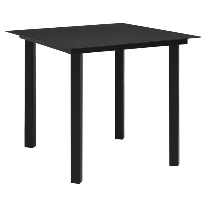 Set mobilier de grădină, 5 piese, negru, ratan PVC - WALTI WALTI