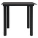 Set mobilier de grădină, 5 piese, negru, ratan PVC - WALTI WALTI