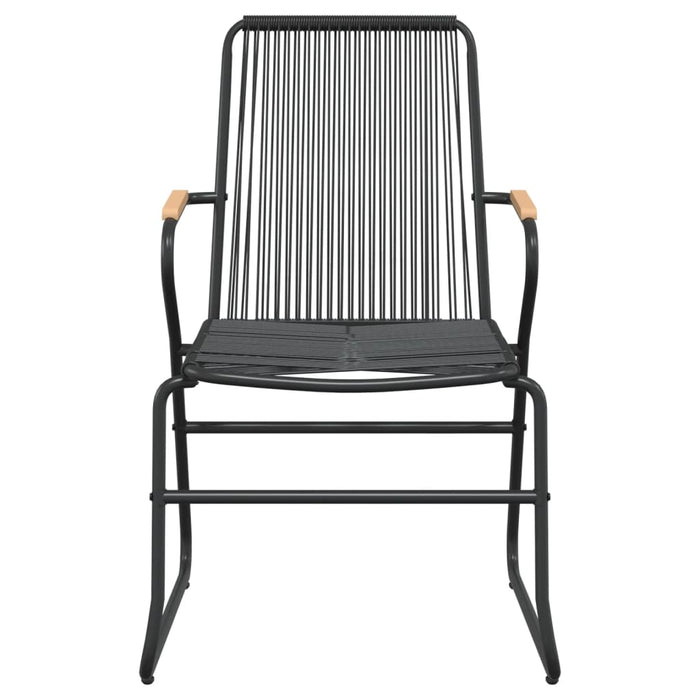 Set mobilier de grădină, 7 piese, negru, ratan PVC - WALTI WALTI