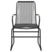 Set mobilier de grădină, 7 piese, negru, ratan PVC - WALTI WALTI