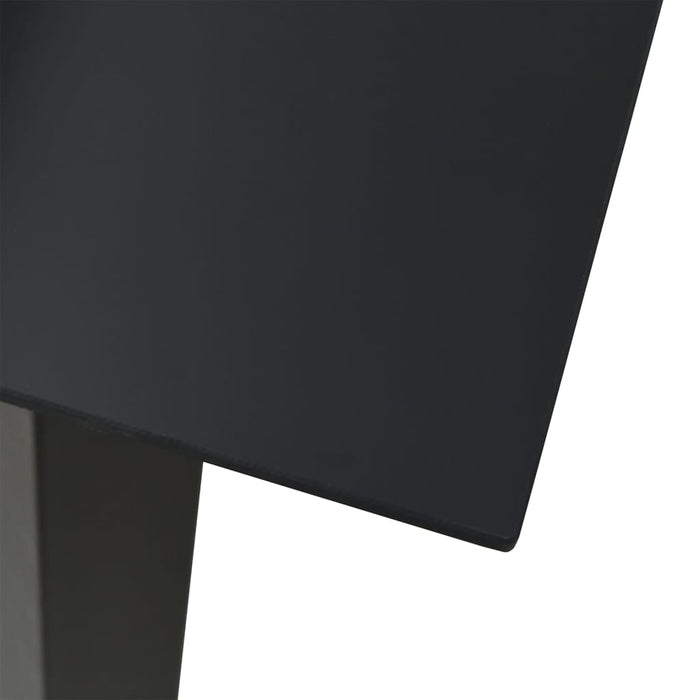 Set mobilier de grădină, 7 piese, negru, ratan PVC - WALTI WALTI