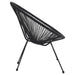 Set mobilier de exterior, 5 piese, negru, ratan PVC - WALTI WALTI