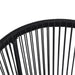 Set mobilier de exterior, 5 piese, negru, ratan PVC - WALTI WALTI