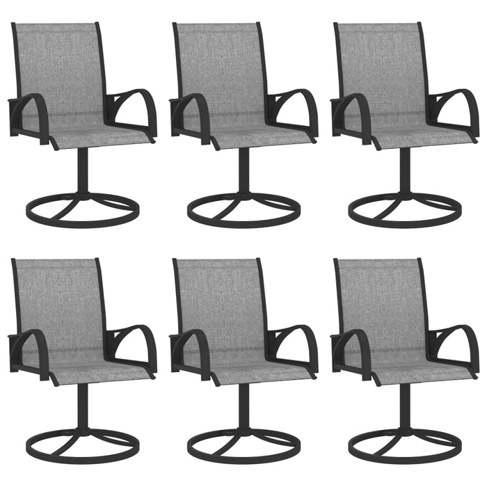 Set mobilier de grădină, 7 piese, textilenă și oțel inoxidabil - WALTI WALTI
