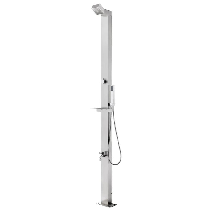 Duș pentru grădină, 220 cm, oțel inoxidabil - WALTI WALTI