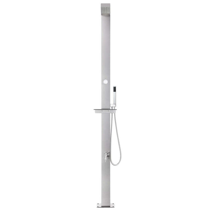 Duș pentru grădină, 220 cm, oțel inoxidabil - WALTI WALTI