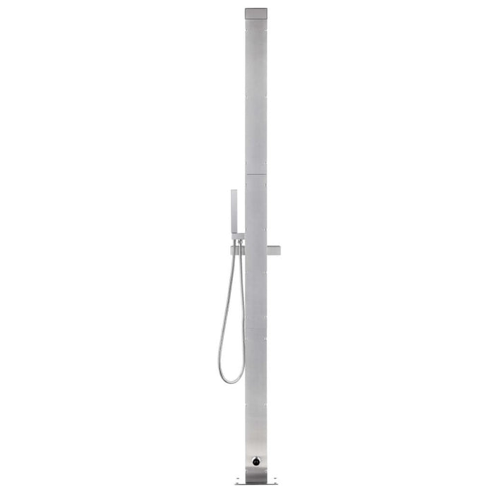 Duș pentru grădină, 220 cm, oțel inoxidabil - WALTI WALTI