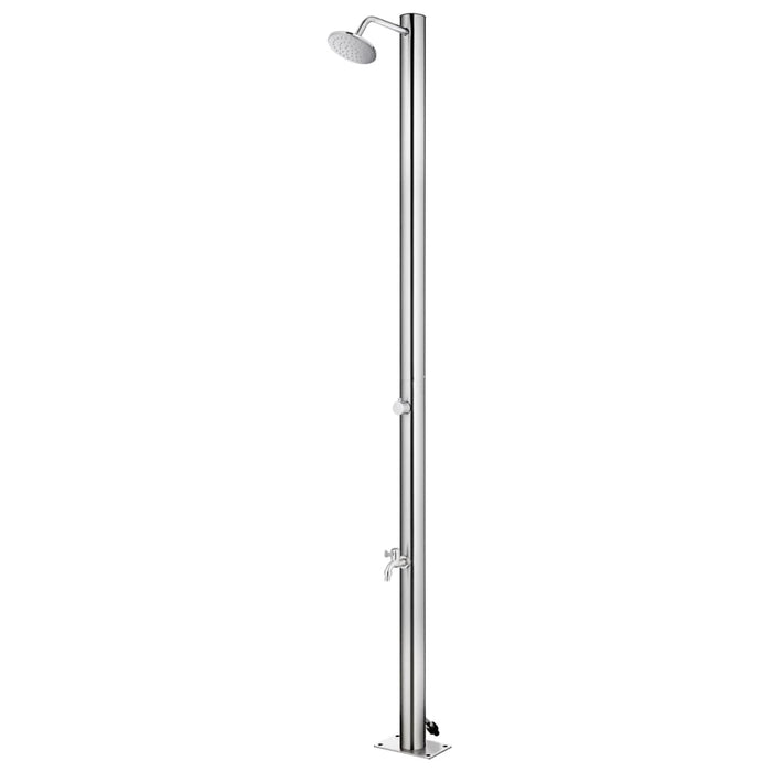 Duș pentru grădină, 215 cm, oțel inoxidabil - WALTI WALTI