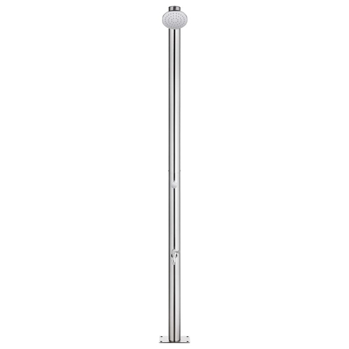 Duș pentru grădină, 215 cm, oțel inoxidabil - WALTI WALTI