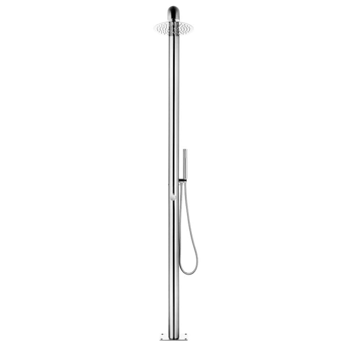 Duș pentru grădină, 225 cm, oțel inoxidabil - WALTI WALTI