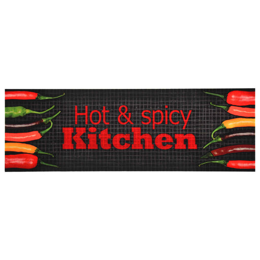 Covoraș bucătărie, imprimeu Hot & Spicy, 60x300 cm, lavabil - WALTI WALTI