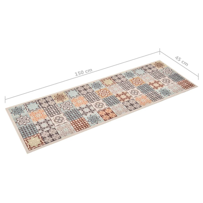 Covoraș de bucătărie lavabil, 45x150 cm, model mozaic - WALTI WALTI
