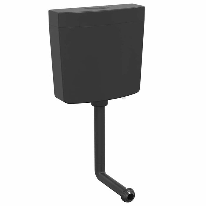 Rezervor de toaletă cu admisie de apă pe fund, 3/6 L, negru WALTI
