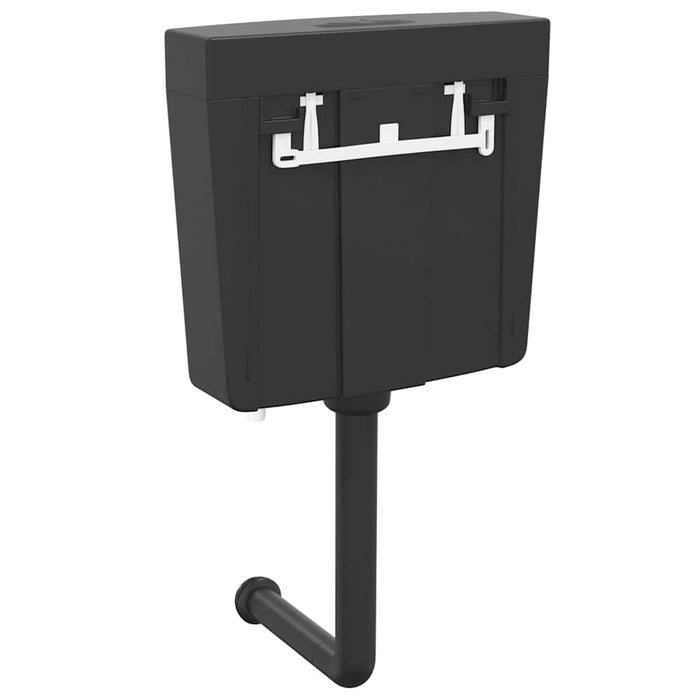 Rezervor de toaletă cu admisie de apă pe fund, 3/6 L, negru WALTI