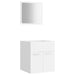 Set mobilier de baie, 2 piese, alb, PAL - WALTI WALTI