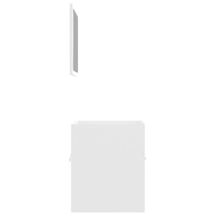 Set mobilier de baie, 2 piese, alb, PAL - WALTI WALTI