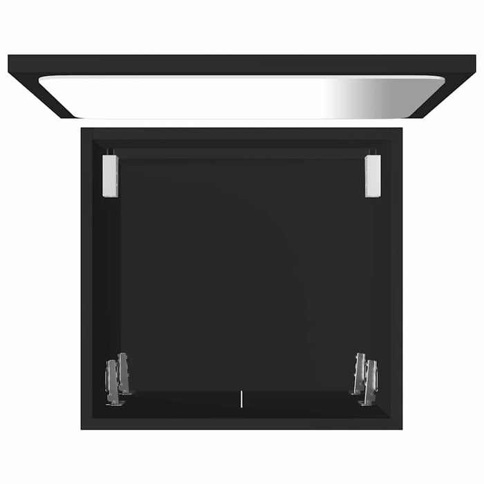 Set mobilier de baie, 2 piese, negru, PAL - WALTI WALTI